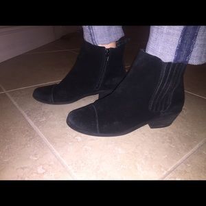 Black Suede Booties